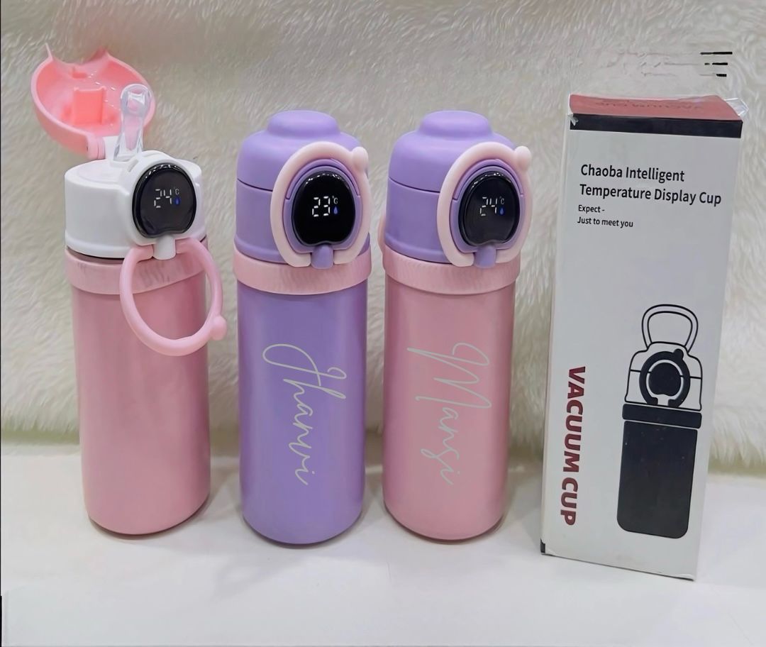 550 ml stainless steel vacuum insulated temperature sipper bottle 24 hours hot 🔥 and cold ❄️